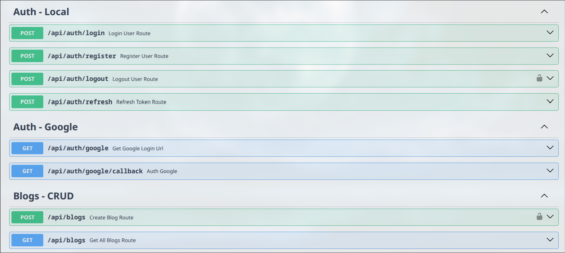 Screenshot of Multi-tenant Blog Backend Service project